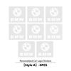 Car Logo Sticker Crystal Auto Stickers Fuel Tank Decor Accessories For BMW Performance X1 M3 M6 F01 F02 E34 E36 E60 F10 F20 X6 PI1