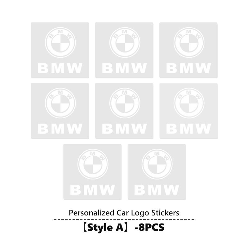 Car Logo Sticker Crystal Auto Stickers Fuel Tank Decor Accessories For BMW Performance X1 M3 M6 F01 F02 E34 E36 E60 F10 F20 X6 PI1