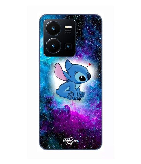 Coque Pour Vivo Y35 4G Stitch ohana espace coloré Maniacase