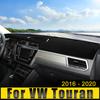 Автомобильные аксессуары для Volkswagen VW Touran 5T1 2016 2017 2018 2019 2020 2021 Крышка приборной панели, защитная накладка от света, коврики с защитой от УФ-излучения