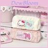 Пенал с дизайном Cinnamoroll и Melody, большой вместимости, для девочек и студентов