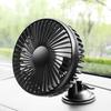 12V/24V 360 Degree All-Round Adjustable Car Air Cooling Dual Head Fan Low Noise Car Cooler Air Fan Car Fan Accessories