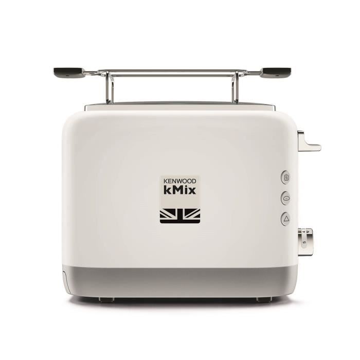 kMix Toaster - KENWOOD - TCX751WH - 2 Slots - Baguette and Defrost Function - White