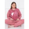 Зимний флисовый пижамный комплект