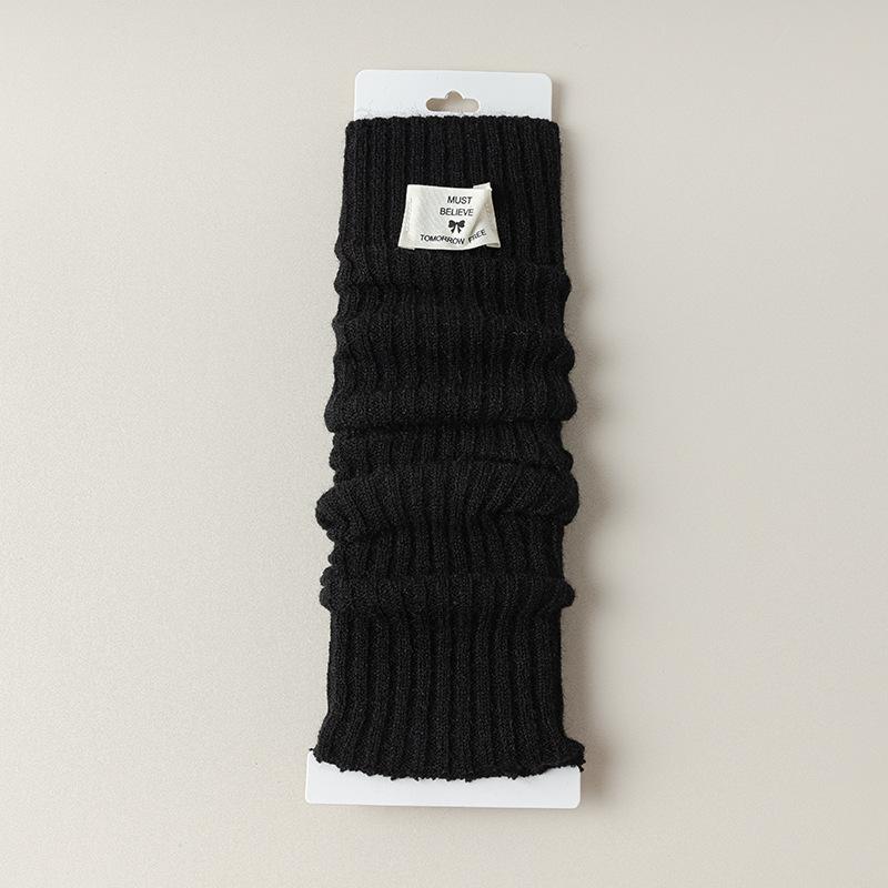 Женские весенне-осенние модные новые вязаные гетры до колена, носки-гольфы