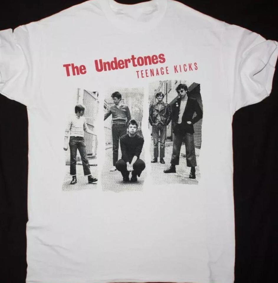 THE UNDERTONES Футболка унисекс TEENAGE KICKS Хлопок Белый