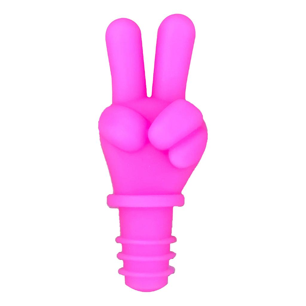 Silicone Bottle Stopper Creative Finger Shape Wine Bottle Sealer Reusable Airtight Seal for Food Storage Glass Bottles and Spice Jars