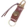 Vintage Genuine Leather Keychain Handmade Car Keychian Leather Pendant Retro Key Holder  Male