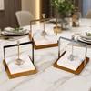 Light Luxury Metal Napkin Holder Creative Tissue Storage Box Tabletop Tissue Rack  Restaurant