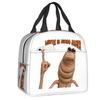 Custom Marcus The Worm Robert Help Thermal Insulated Lunch Bag Women Portable Lunch Container for Travel Multifunction Food Box