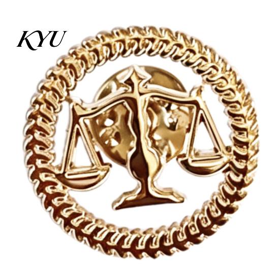 Attorney Suit Accessory Justice Scale Lapel Pin for Lawyer, Vintage Balance Alloy Lawyer Badge Brooch, Formal Outfits Accessories Offices and