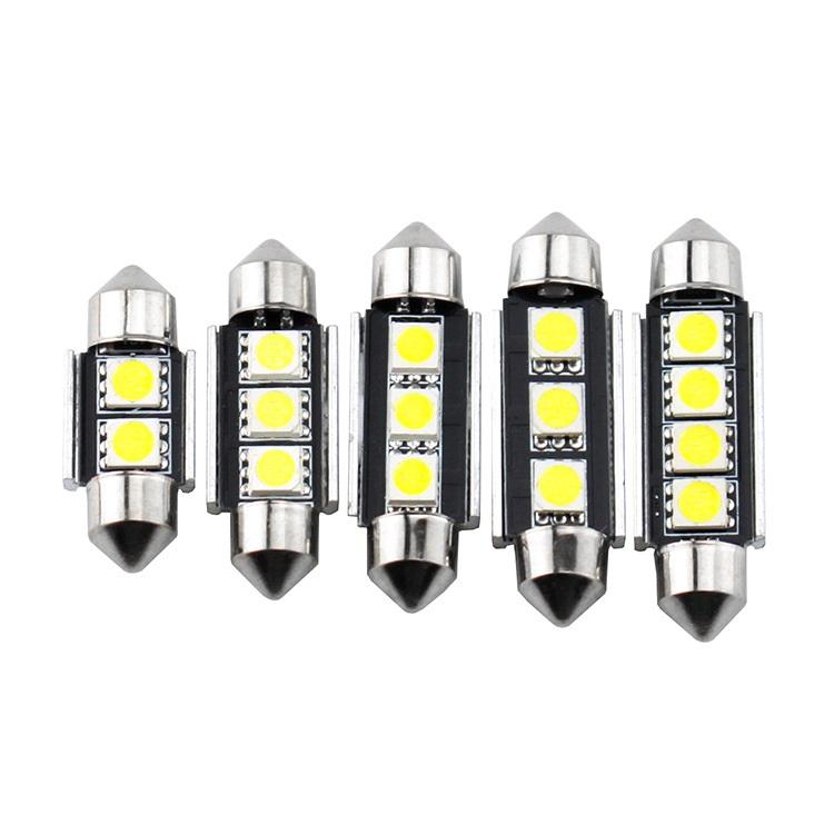 2/1 шт 12 В гирлянда 3SMD Canbus 36 мм CANBUS без ошибок 3 светодиодных купольных светодиодных лампочки для номерного знака