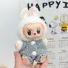 For 17cm Labubu Doll Clothes Fashion Clothes Hoodies Doll Clothes Color Match Hoodies Dolls Accessories Cute Decoration Little Cloths