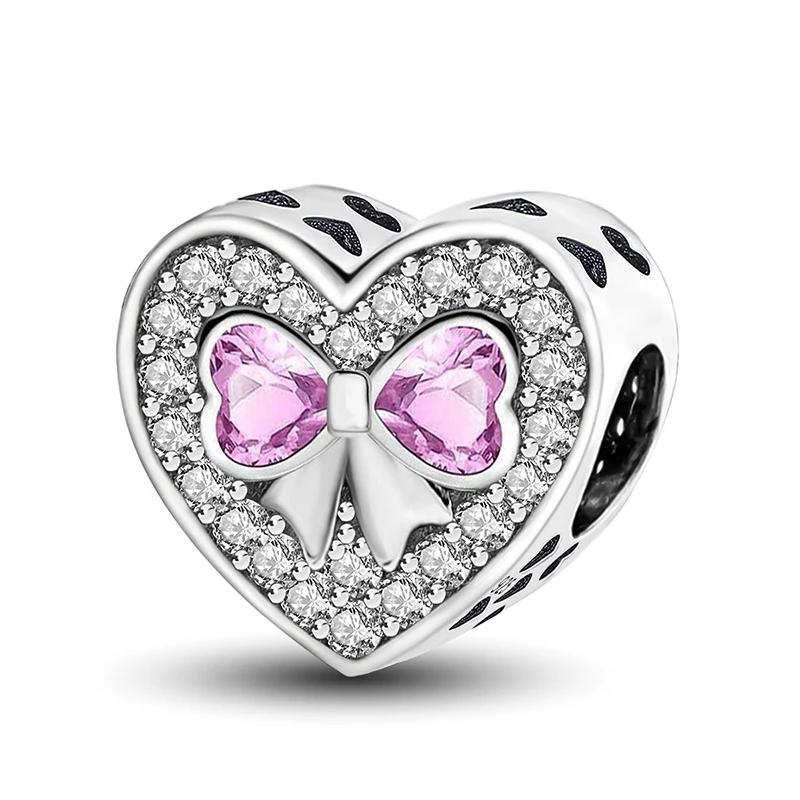 Медь Бесконечная Любовь Святая Мать Серия Бант Бусина Сделай Сам Браслет-Манжета Изготовление Подарок Высокого Качества Изысканные Ювелирные Изделия