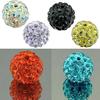 20Pcs 10mm Czech Rhinestones Pave Clay Round Disco Ball Spacer Beads