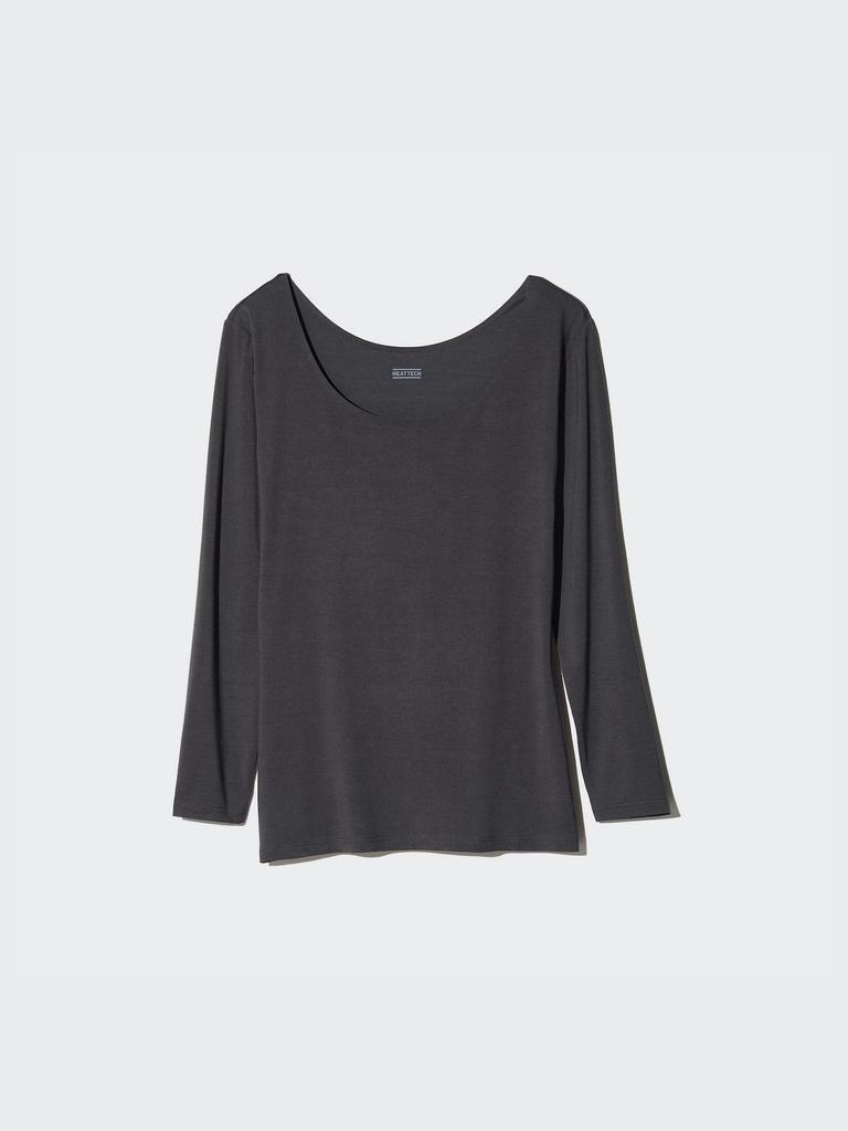 Uniqlo Футболка Heat Tech U Neck часть 8 