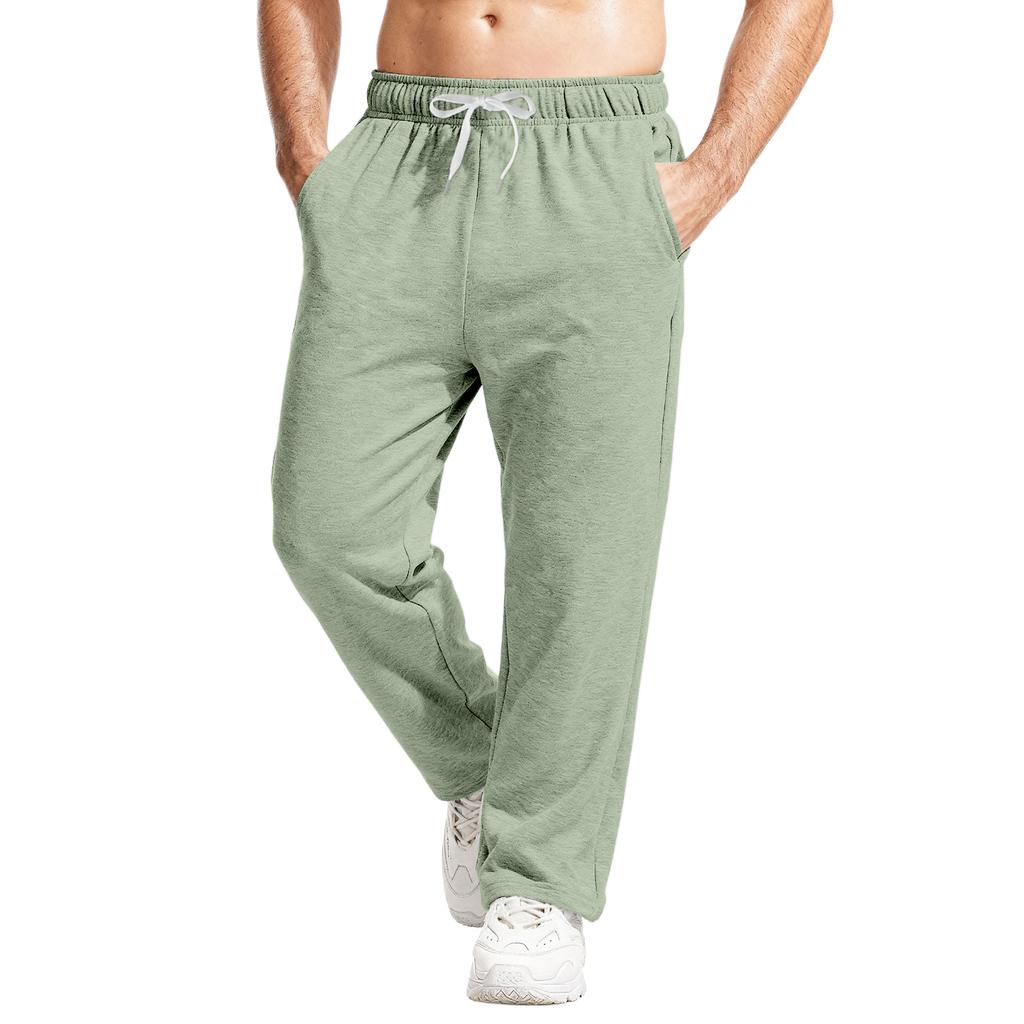 Men's Relaxed-Fit Casual Sweatpants With Stretch Waistband And Drawstring Yoga Pants