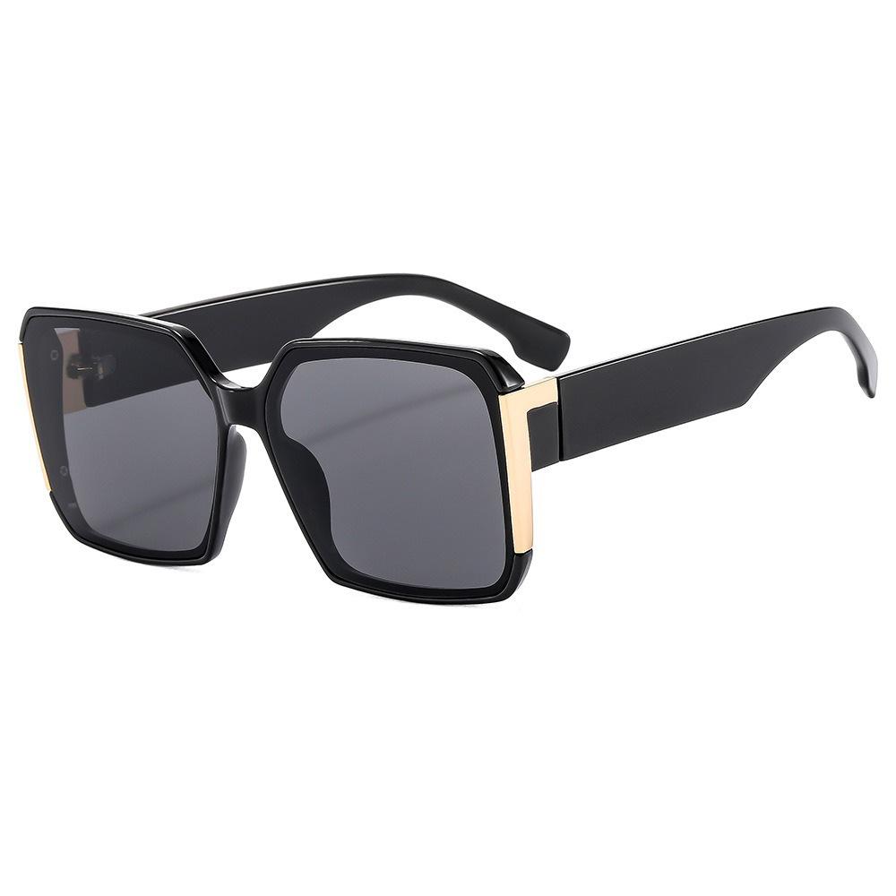 Retro Luxury Leopard Print Gradient Square Women Sunglasses Brand Design Golden Decoration Personality Trend  Men Glasses Uv400