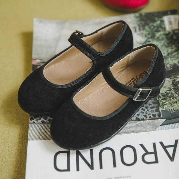 Baby Jam Girls' Sasha Flat Black-Y091