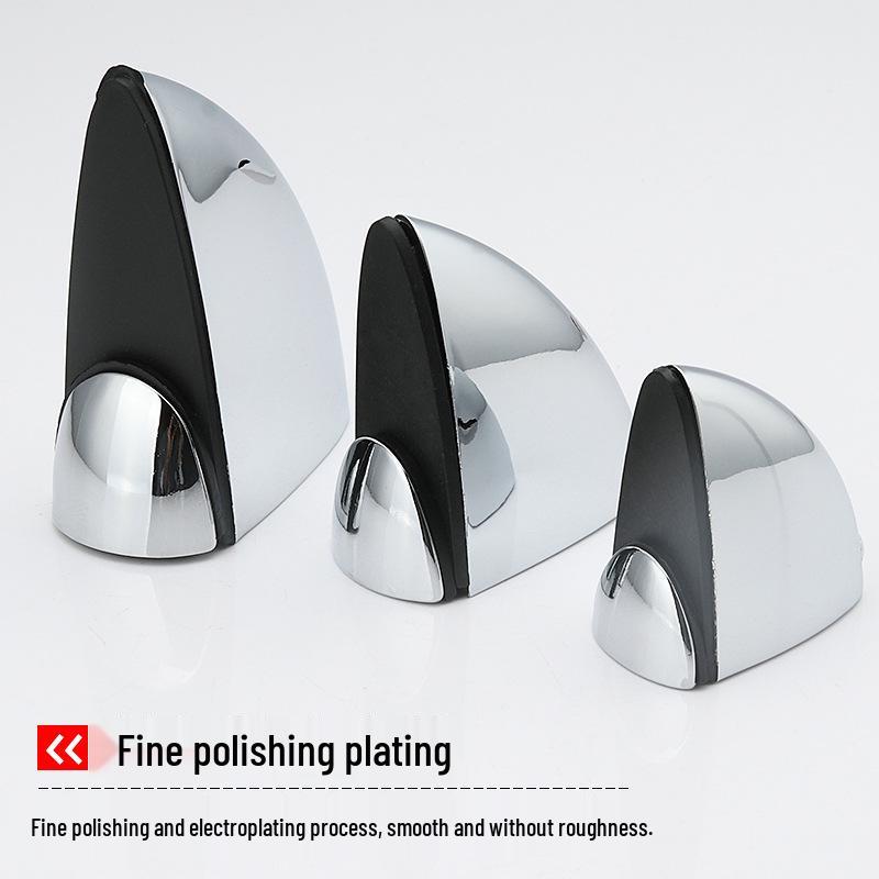 Adjustable Zinc Alloy Glass Clip Holder for Shelves - Furniture Accessory