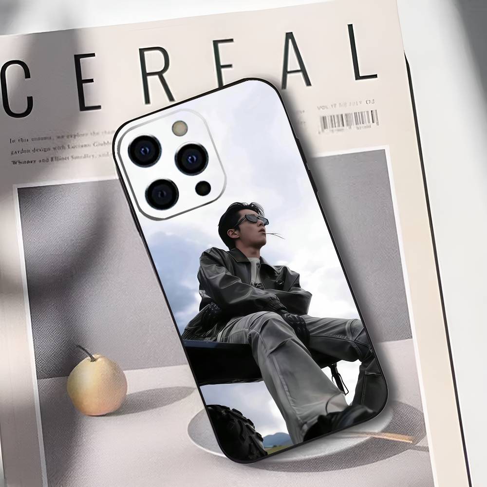 Ван Хэди Дилан Ван Актер Чехол для телефона Для IPhone 17,16,15,14,13,12,11,Plus,Pro,Max,Plus,XS,мягкий чехол Черный силикон