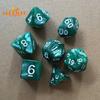 KTV Party Multicolor Polyhedral Numbers Dice - 7Pcs, Table Board Game Supply Gift