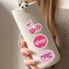 50 New Pink Romantic Quotes Graffiti Stickers Decorate Ipad Suitcase Notebook Diy Waterproof