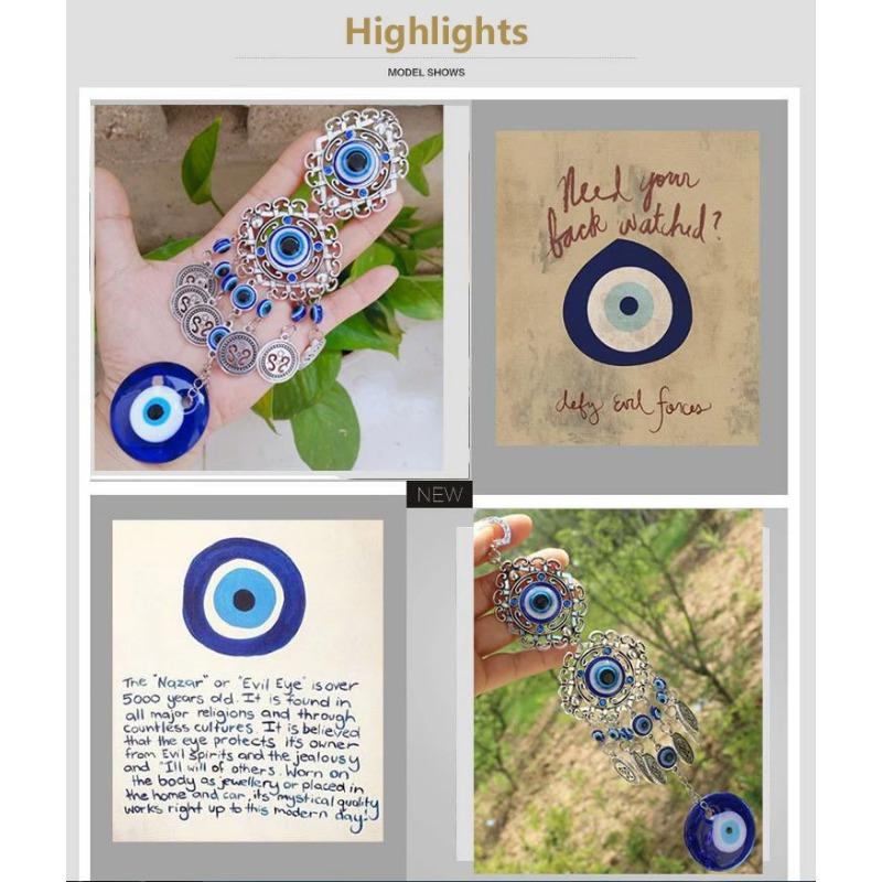 Греческие глаза турецкие голубые глаза амулет кулон амулет домашний настенный декор благословение защита удача для дома автомобиль декор ремесла