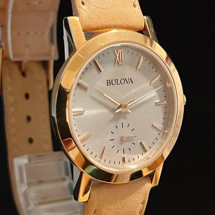 Б/у [BULOVA] Булова/Женские Часы/Стильные/Цвет Розового Золота