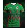 2025 Summer Mexico Football Jersey Men Women Clothes 3D Printed Sports Casual Outdoor Daily Training Quick-Drying Shirts