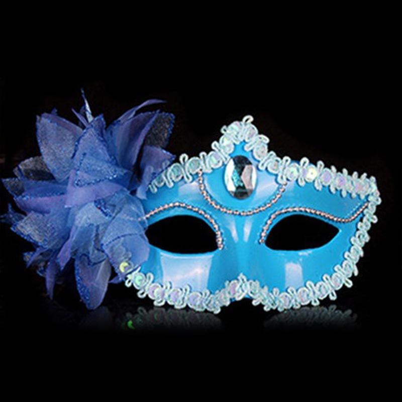 Цветок лилии, хрустальные стразы, модный декор, венецианская красивая кружевная маска для лица для Хэллоуина, маскарадный костюм, вечерние