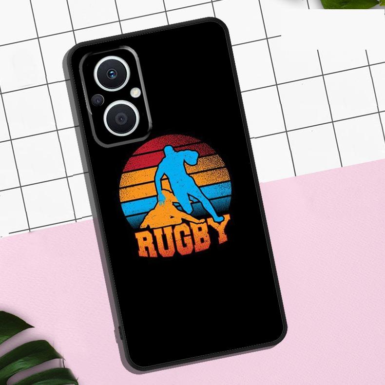 Rugby Case For OPPO Reno 13 12 11 F 8T 7 8 10 Pro OPPO Find X8 Pro X6 Pro X3 X5 Lite Cover Coque