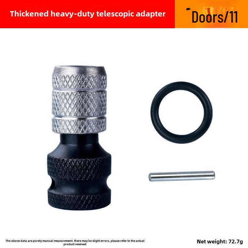 Шестигранный адаптер для электрического ключа 1/2" на 1/4" Пневматическая телескопическая втулка