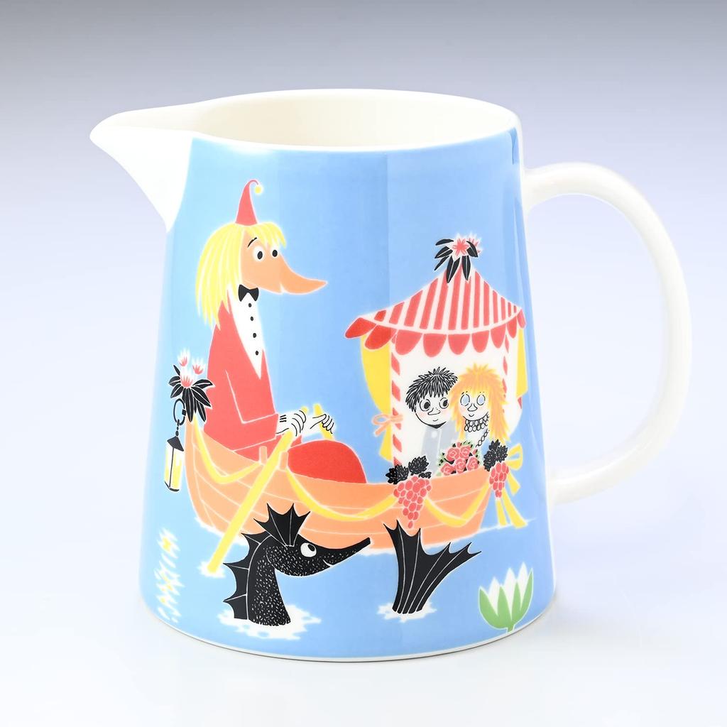 Arabia Moomin Friendship 1020107 Pitcher, 1.0L, [Used]