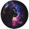 Galaxy Black Cat Universe Print Spare Tire Cover Dust-Proof Wheel Cover for RV SUV