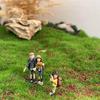 9x Ручная роспись миниатюрных фигурок в масштабе 1/64, Модель куклы альпинистов, Реалистичная сцена альпинистов, Люди