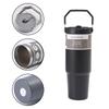 30OZ Portable Car Cup Stainless Steel Thermos Cup with Straw Travel Sports Water Bottle With Handle Cover Coffee Vacuum Flask