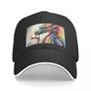 Watercolor Dragon with His Morning Coffee Baseball Cap Fashion Beach Rugby Women's Beach Men's