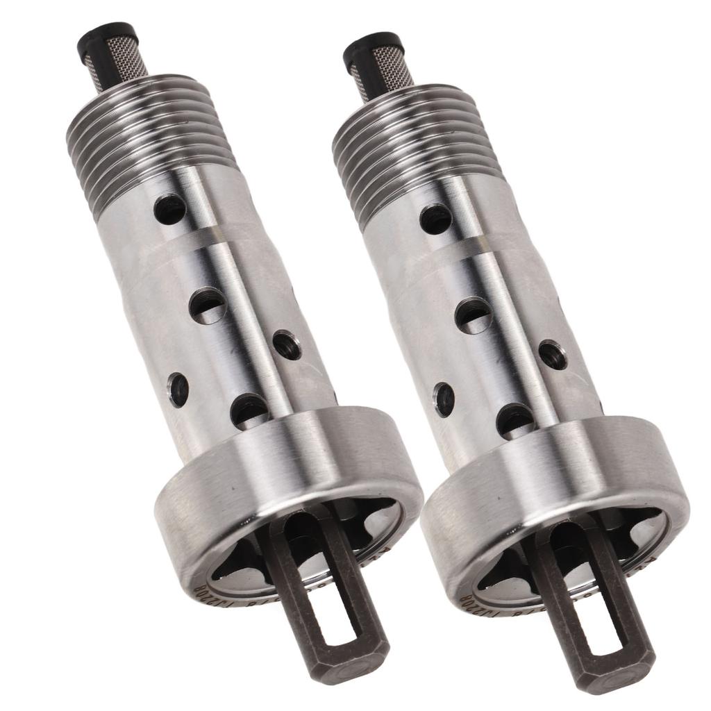 2 Pcs Camshaft Adjustment Central Valve A2710500478 Timing Chain Hydraulic Tensioner Replacement for Mercedes‑Benz W204