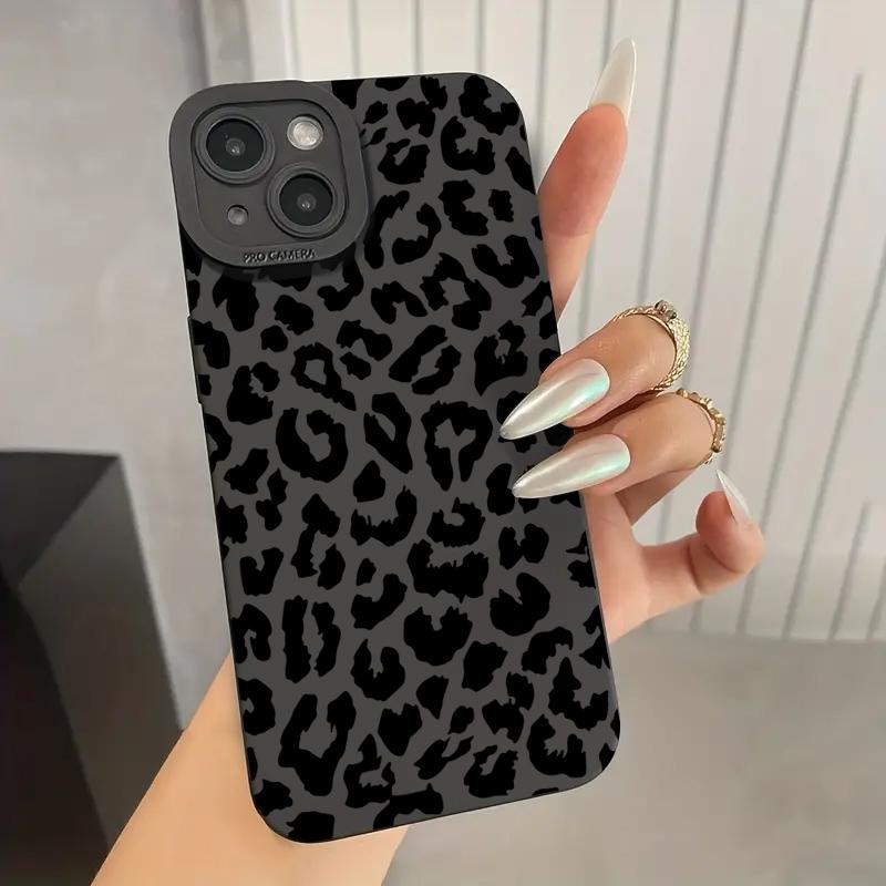 Leopard Print Pattern Phone Case For 15 Cases iPhone 14 13 12 11 16 Pro Max XS X XR 7 8 Plus SE 2 Shockproof Bumper Cover