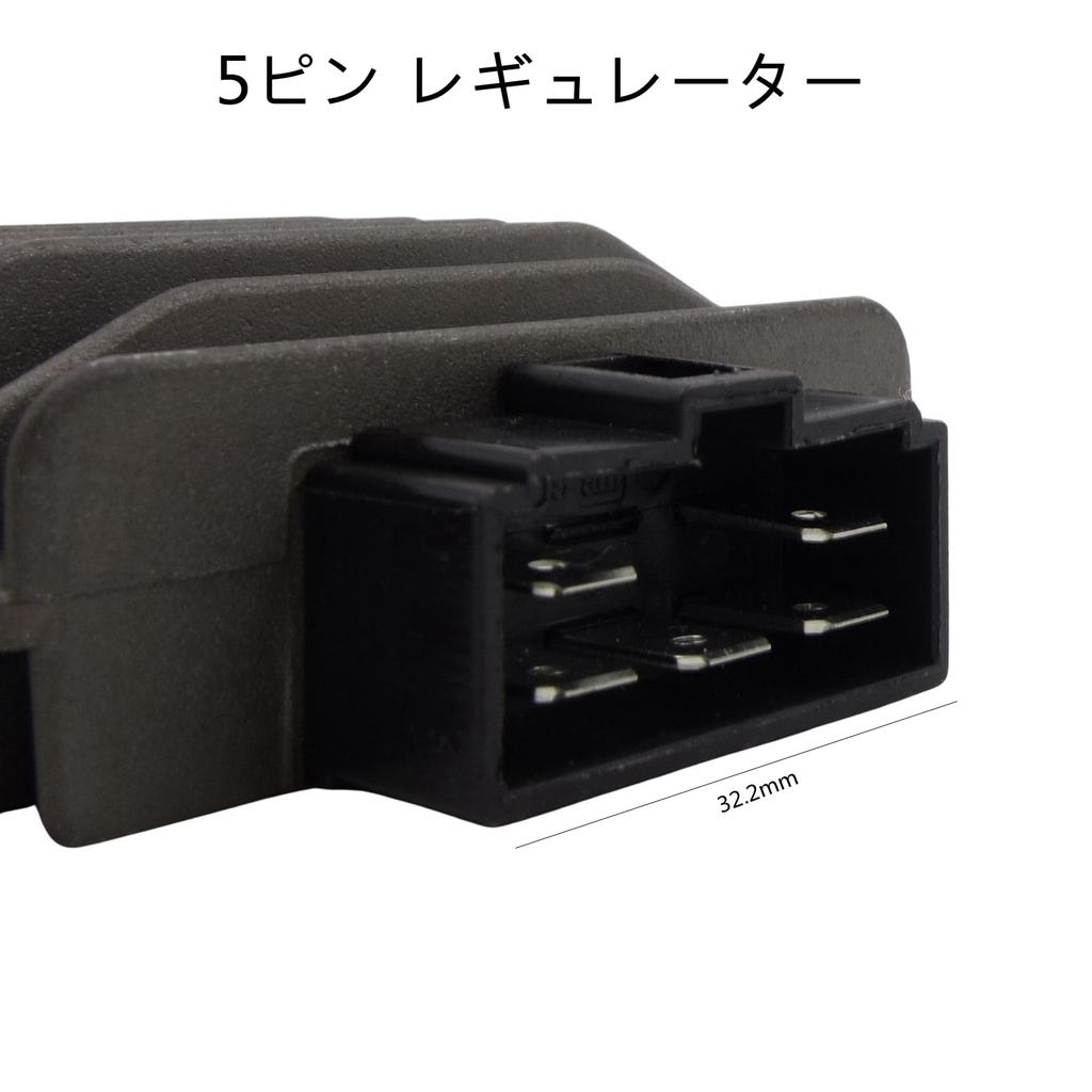 MAKGAGAAI Регулятор-выпрямитель Совместим с Yamaha Cygnus X SE12J SE44J BWS125 5ML-H1960-00 Прочный 5-контактный