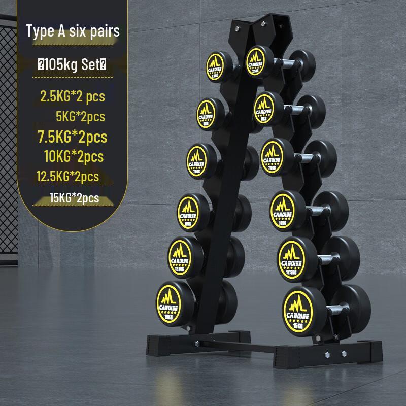 Aichen Fixed Weight Dumbbells & Storage Racks