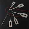 4 Pieces of Stainless Steel Quick Threading Machine Embroidery Sewing Accessories DIY Hand Woven Cross Stitch Threading Tool