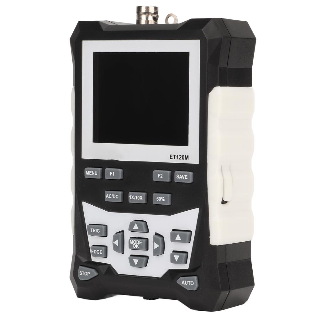 Ручной осциллограф 120 МГц Полоса пропускания формы сигнала Высокая точность 2,4-дюймовый TFT Цифровой цветной аналоговый осциллограф Набор