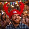 Cute Red Lobster Hat Cartoon Animal Headgear Funny Crab Hat  Cosplay Event