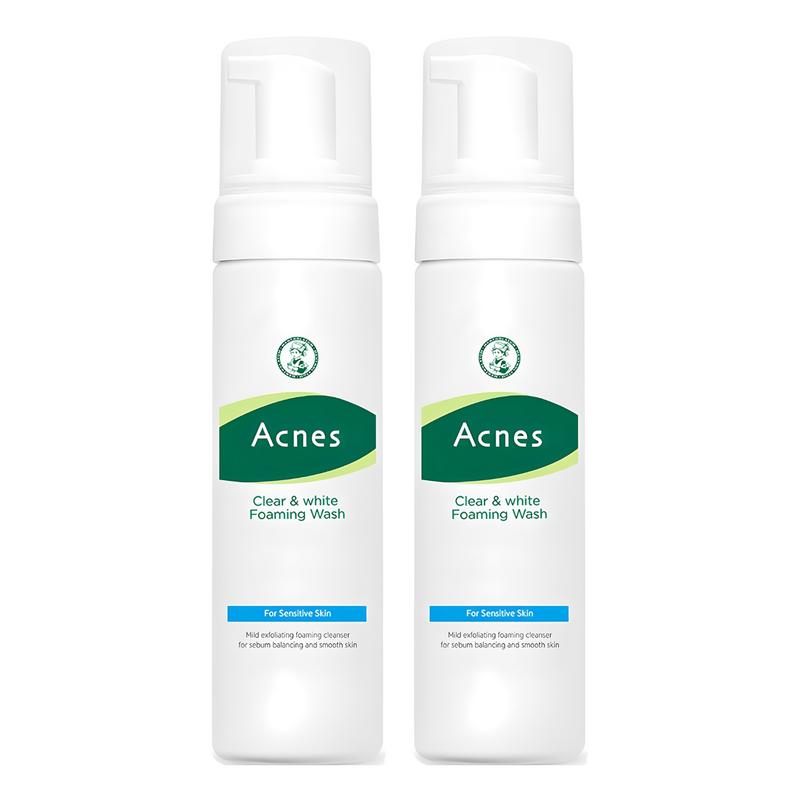 Acnes Очищающее и отбеливающее пенящееся средство для умывания, 130 мл, 2 шт.