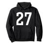 Number Twenty Seven #27 Sports Team Uniform Hoodie
