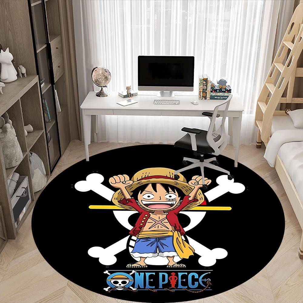 1 шт. Круглый ковер для офиса One Piece, под офисные стулья, спальню, гостиную, домашний декор a1022201