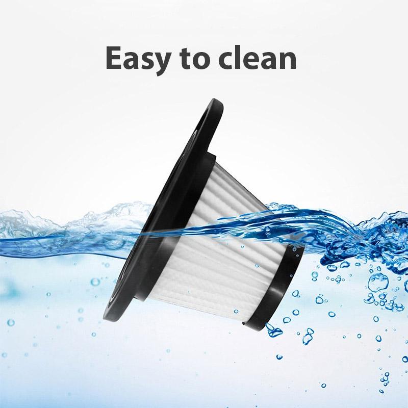 Handheld Vacuum Cordless Powerful Cyclone Suction Portable Rechargeable Vacuum Cleaner Quick Charge for Car Home Pet Hair