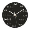 Creative Wall Clock Personality Math Decoration Wooden Wall Clock Simple Modern Equation Clock